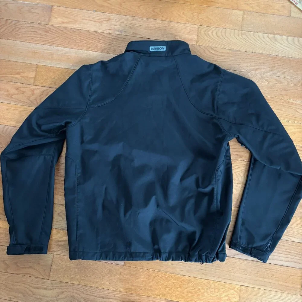 VTG Karbon Ski Jacket Mens‎ XL Nylon Softshell Waterproof Snowboarding Full Zip